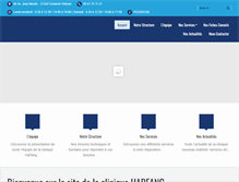 Tablet Screenshot of cliniqueharfang.com